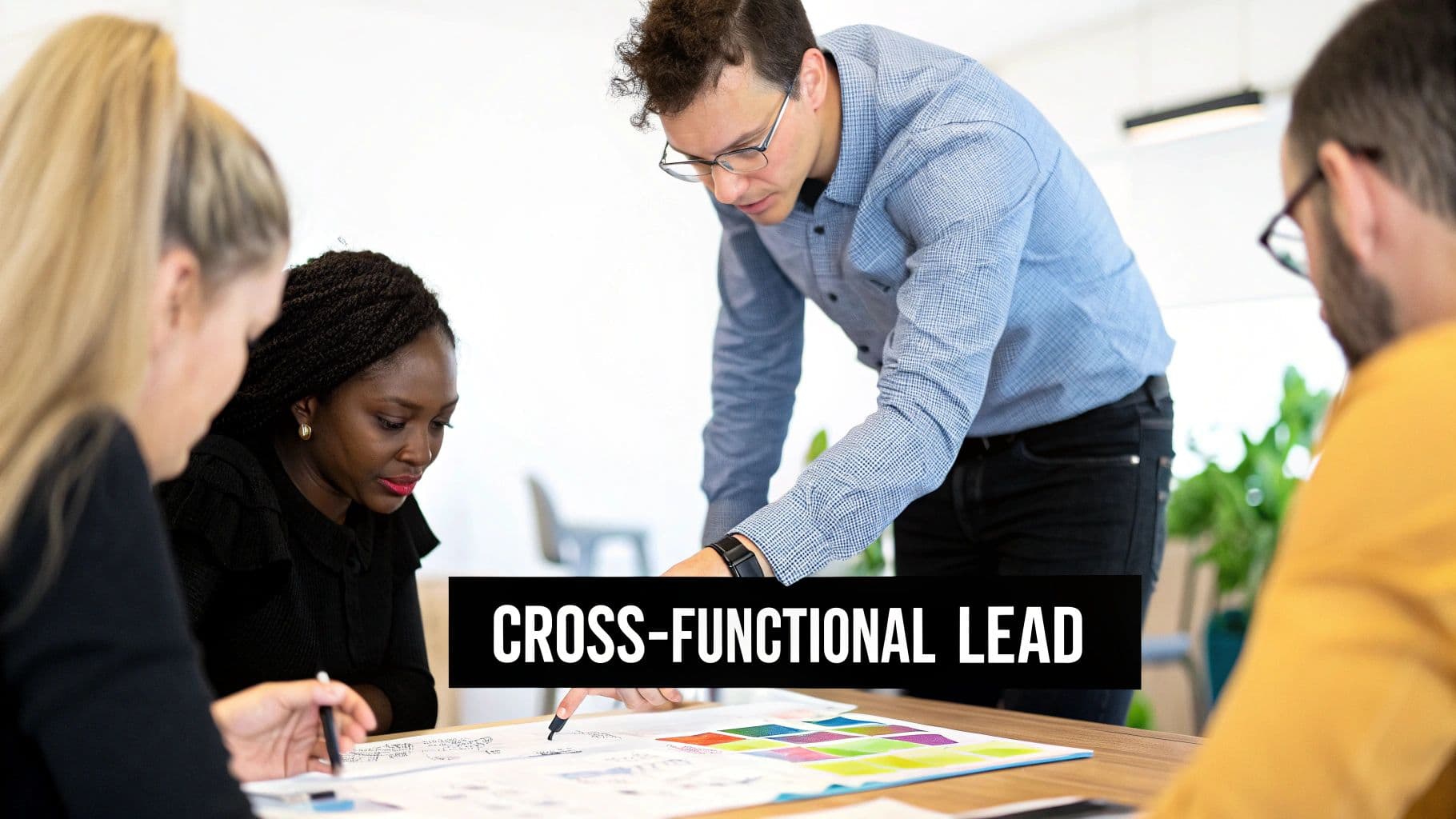 Describe a Project Where You Led a Cross-Functional Team