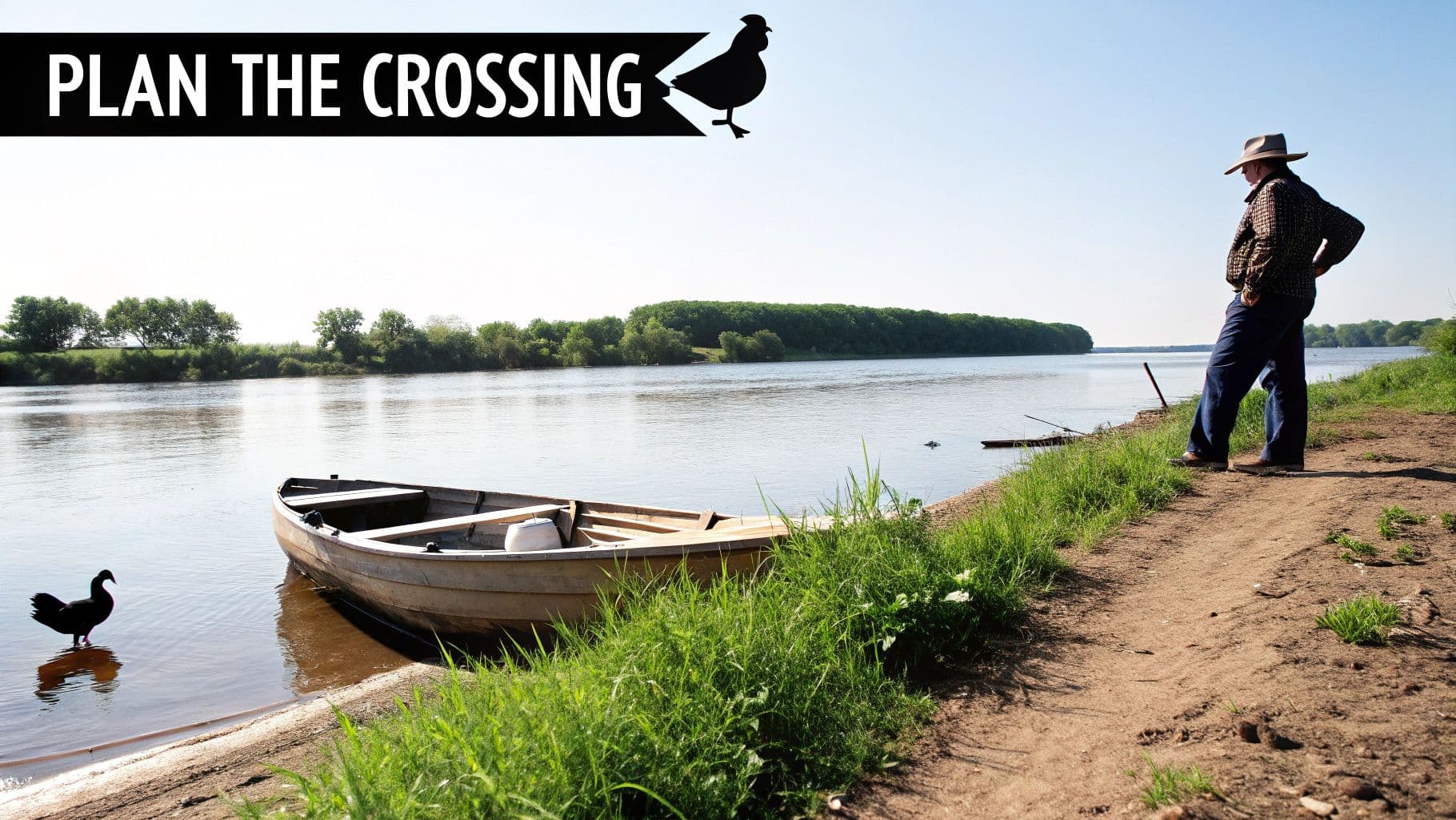 The River Crossing Problem (Farmer, Fox, Chicken, and Grain)